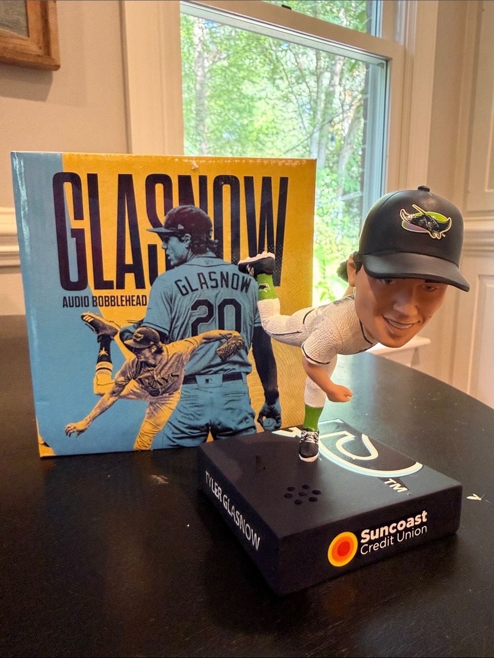 NIB Tyler Glasnow Tampa Bay Rays "Audio" Bobblehead